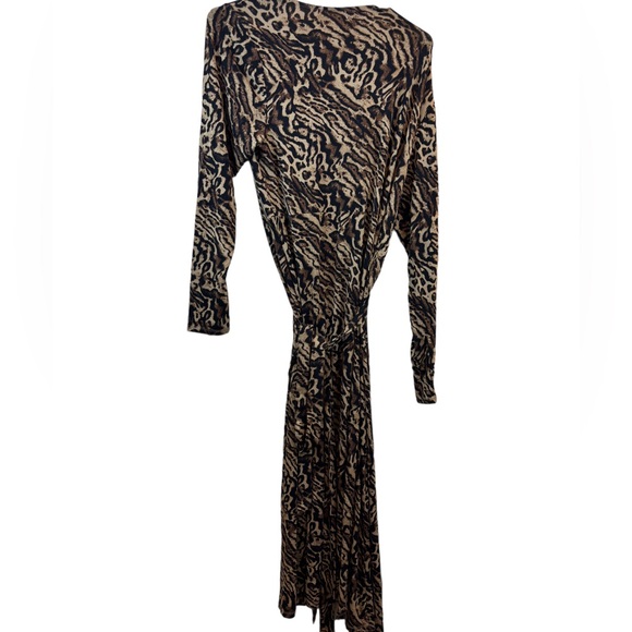 Good American Dress wrap cheetah  leopard size 5 jaguar XXL - Picture 2 of 5